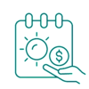Benefits Icon PTO  - Sea Green