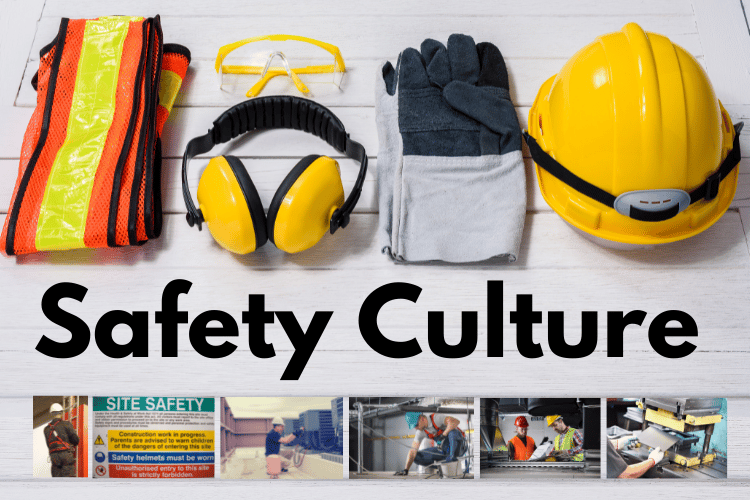 Safety Culture Collage featuring PPE